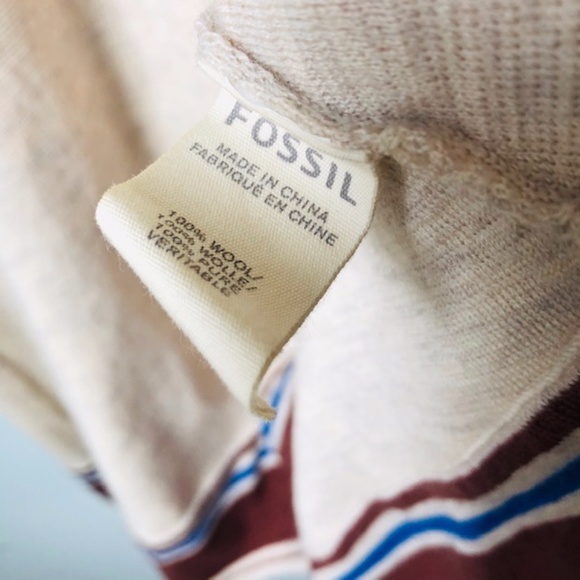 FOSSIL Vintage Soft wool Fit & Flare Sweater Dress - Picture 7 of 7